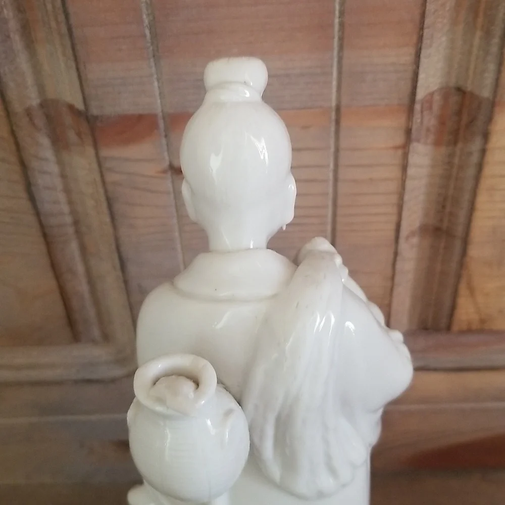 Vintage Asian Fisherman Figurine